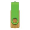 4GB Bamboo USB Drives Bright Green